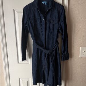 Draper James Dark Indigo Denim Top